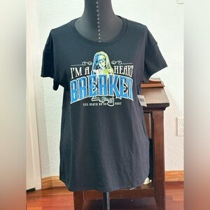 DISNEY WOMEN TOP SHIRT NWT SIZE SMALL HEART BREAKER SEE PICS FOR DETAILS